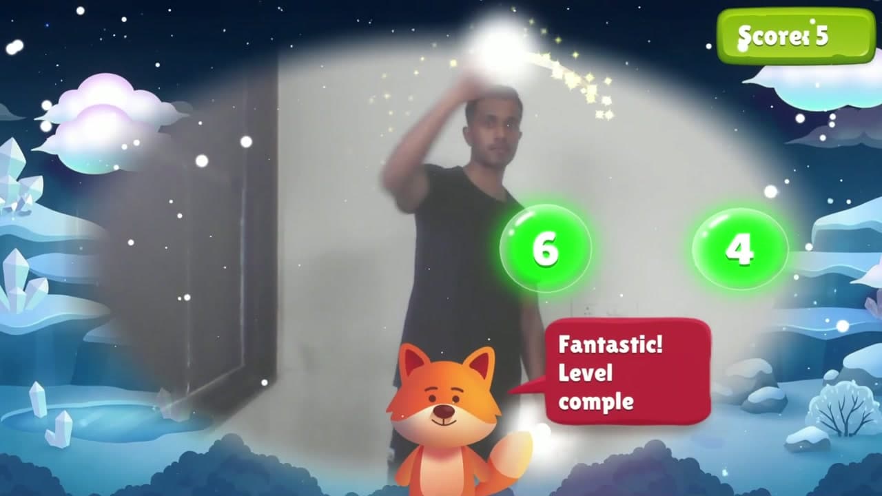 Fox asking for a number in Learn & Leap